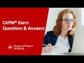 CAPM® Exam Questions & Answers  - Online CAPM® Training from Master of Project Academy