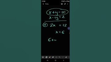 solve a #linear #system with #elimination #math #algebra