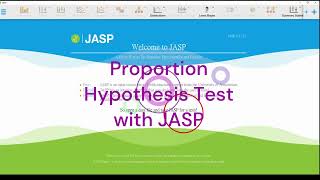 Proportion Hypothesis Test using JASP
