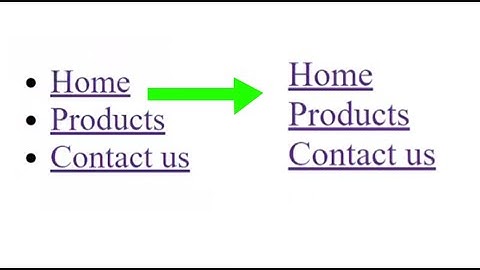 How to Remove Dots (Bullet Points) From a List Using CSS  On Visual Studio Code