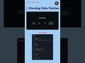 This Glowing Tabs Navbar is the ultimate way to level up your websites navigation, #coding #website
