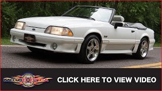 1989 Ford Mustang GT 5.0 Convertible (SOLD)