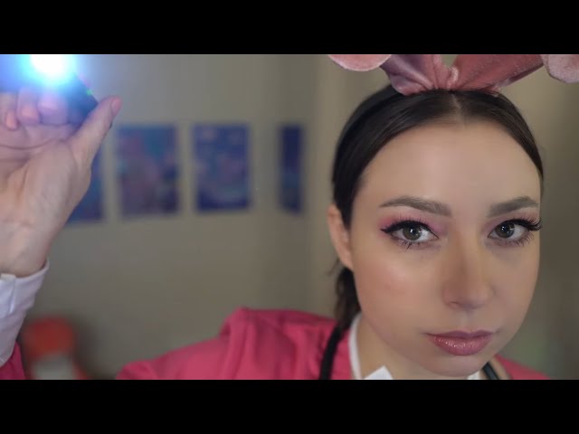 ASMR Fastest Bunny Cranial Nerve Exam Roleplay