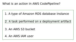 AWS CodePipeline - Quiz