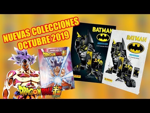 Álbum 'Batman 80 años' de Panini, Dragon Ball Super Lamincards y mucho más  - YouTube