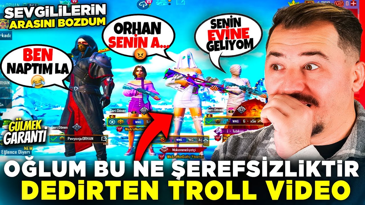 OĞLUM BU NE ŞEREFSİZLİK 😮 DEDİRTEN TROLL VİDEO 😂 Pubg Mobile