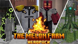 Майнкрафт Бен 10 Мод: The Melon Farm Обновление! (Fisk Superheroes Heropacks)