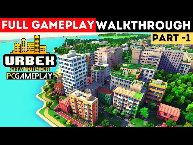 Jogo de construção DIFERENTE dos OUTROS! Urbek City Builder #01 