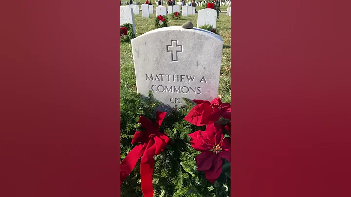 Visiting Corporal Matthew Commons at Arlington