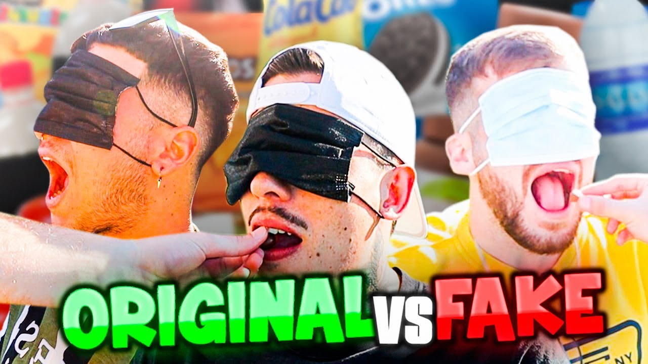 COMIDA ORIGINAL VS COMIDA FAKE #3 ¿LO ADIVINAMOS? // Salcedini