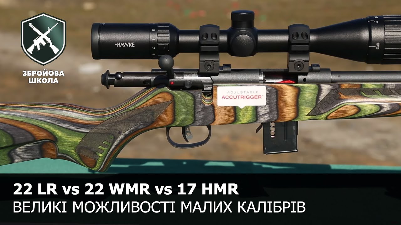 Великі можливості малих калібрів: 22 LR, 22 WMR, 17 HMR. Збройова Школа №104