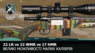 Великі можливості малих калібрів: 22 LR, 22 WMR, 17 HMR. Збройова Школа №104