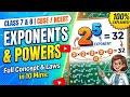Exponents and power|lecture 2|#maths #easy #class8th #class7thmathematics #ncert
