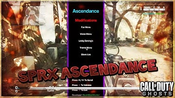Call of Duty Ghost: SSM Ascendance SPRX Mod Menu 1.16 Free | TapoutModder | EvilConsole