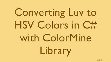 Converting Luv to HSV Colors in C# with ColorMine Library
