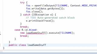 Android Application Development   101   Async Task class to load stuff