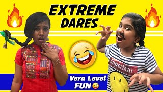 😜Aniyayam Panreenga Daa || 🔥Extreme Dare Challenge With Akka || Preetha Ammu💞 || Ammu Times ||