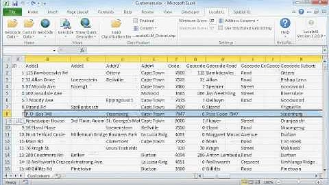 LocateXL:  Unstructured Geocoding in Excel