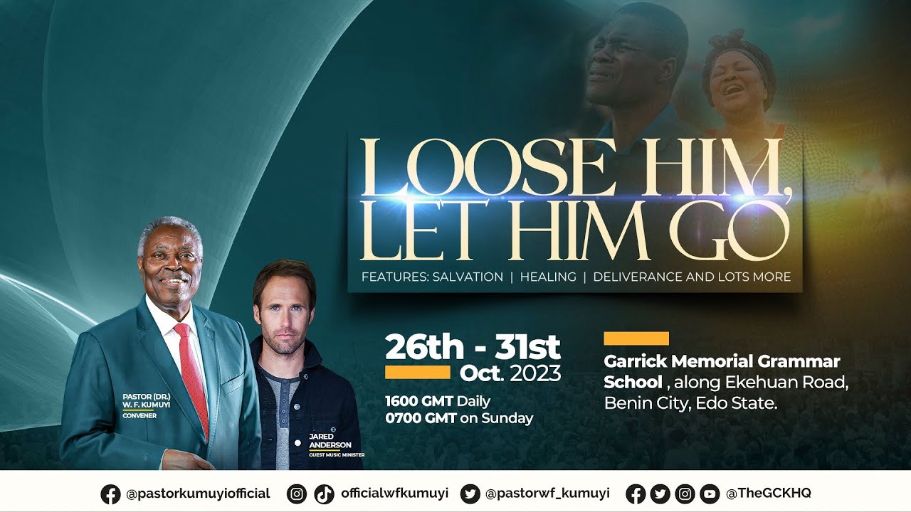 Loose Him and let Him Go Free || Pastor W.F Kumuyi