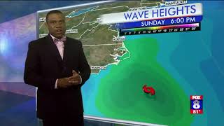 Charles gives the latest on Tropical Storm Chris