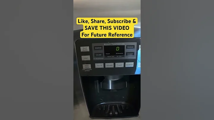 How to Fix GE Refrigerator Not Cooling! #appliancerepair #diy #repair #refrigeratorrepair #diyrepair