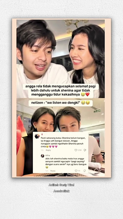 Angga rela tdk ucap selamat pagi agar tdk ganggu istrinya 😍😍😍