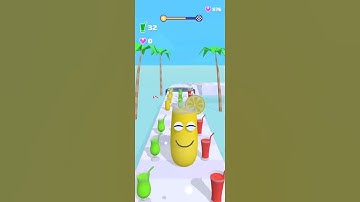Juice Run Level 9 Android. IOS walkthrough Gameplay #shorts #aounsquad