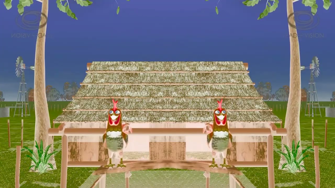 Rooster Knocked Down The Penguin Sparta Effects Sponsored By Preview 2 Effects