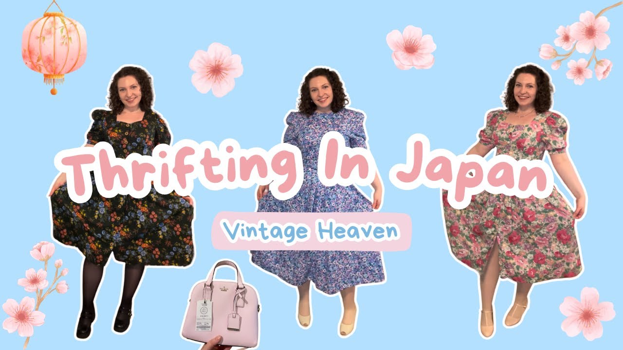 Thrifting in JAPAN! VINTAGE Clothing Haul & Try On