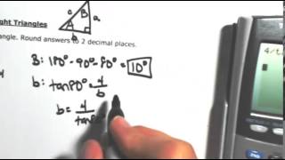 Applications involving right triangles