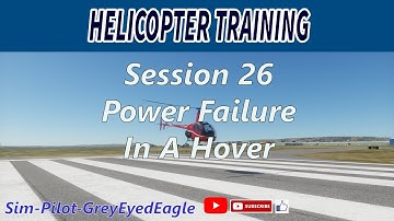 Helicopter Training. Session 26: Power Failure In A Hover. Desktop Helicopter Flight Simulators.