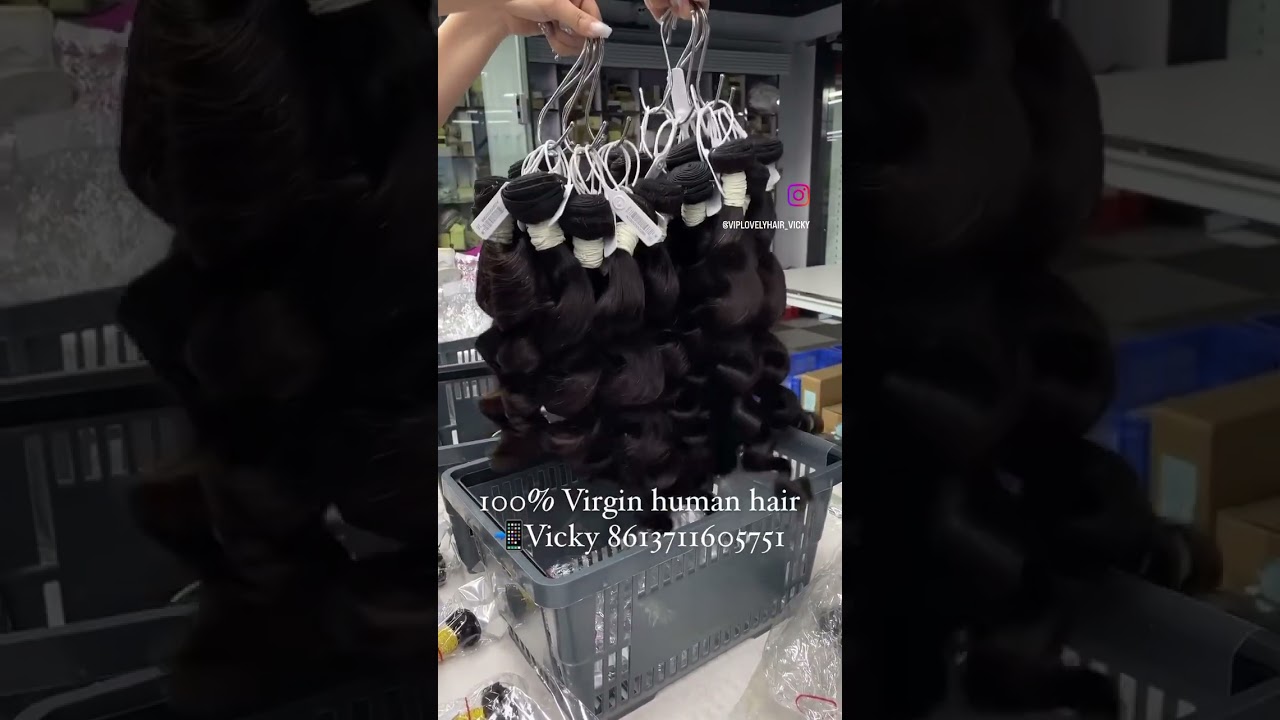 100% human hair bundle ——loosewave 