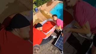 Can this balloon knock down all the balls 😮😮 #experiment #challenge #ballongame #mrbeast