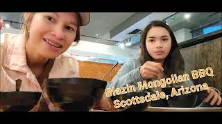 Blazin Mongolian BBQ Restaurant in Scottsdale, AZ |Cook in Front of U|Food Trip After iFly(Valentus)