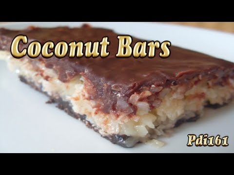 Chocolate Coconut Bars ~ Better Than Mounds Bars IMO