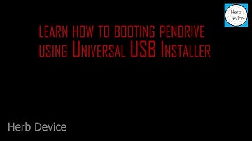 how to booting pendrive using universal usb installer(type-2). ISO file formate