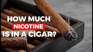 🧪How Much Nicotine is in Cigar Tobacco?