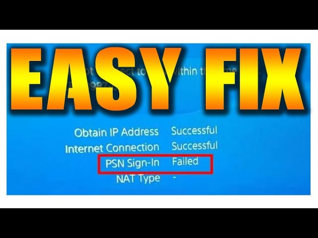 How to fix playstation Network Sign in Failed or psn sign in errors at 2021  