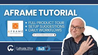 AFRAME Tutorial - 80 minutes - July 2026