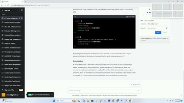 Why did the width collapse in the percentage width child element in an absolutely positioned parent