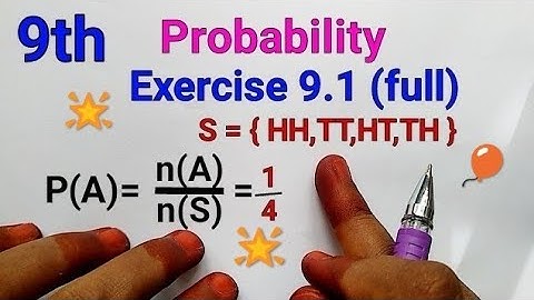 TN Samacheer 9th Probability | Exercise 9.1(All sums)|  Empirical approach|probability in Tamil
