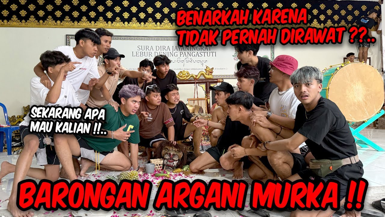 BARONGAN ARGANI JADI GANAS !! Benarkah ini gara-gara tidak pernah  dirawat ??