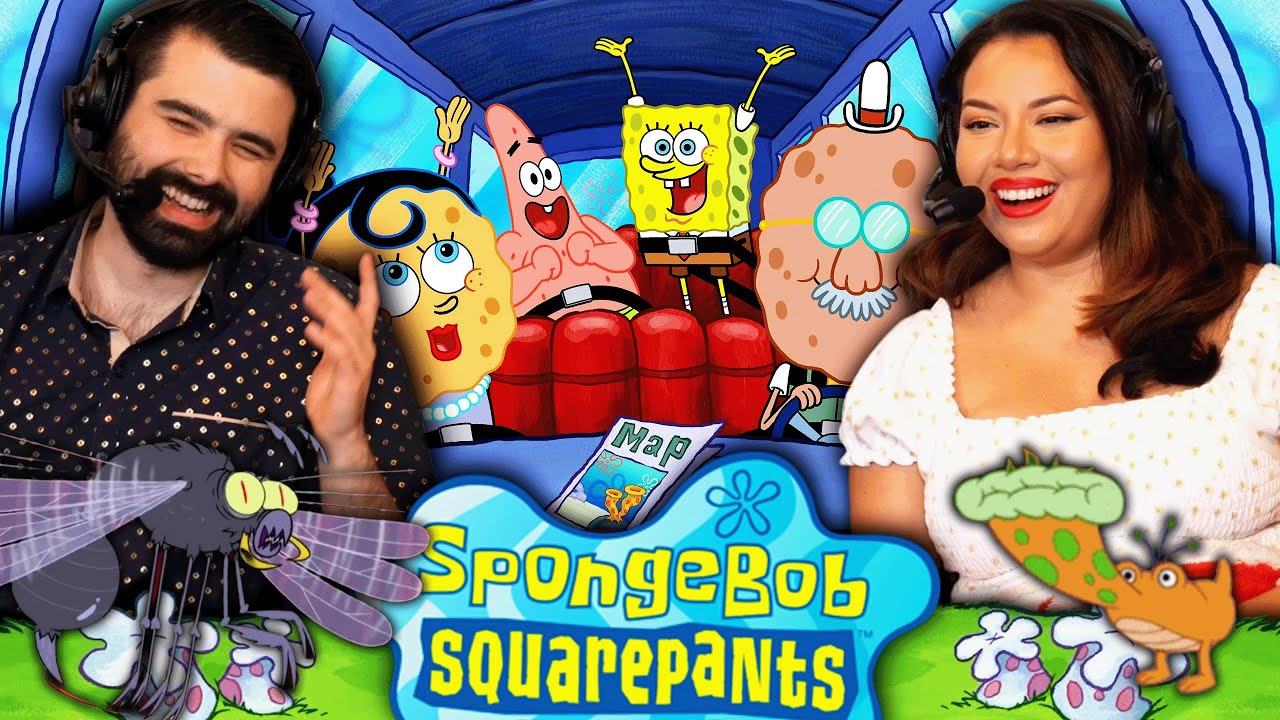 We Watched SPONGEBOB SEASON 8 EPISODE 7 AND 8 For the FIRST TIME! SQUAREPANTS FAMILY VACATION