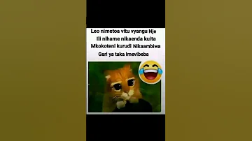 Leo Nimetoa Vitu Vyangu Nje Ili Nihame Nikaenda Kuita Mkokoteni 