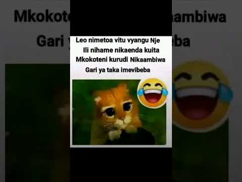 Leo Nimetoa Vitu Vyangu Nje Ili Nihame Nikaenda Kuita Mkokoteni