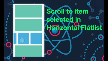 React Native - Problem 12 - Scroll to item seleted in Horizontal Flatlist