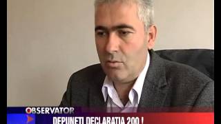 Depunerea declaratiei 200 Depunerea declaratiei 200