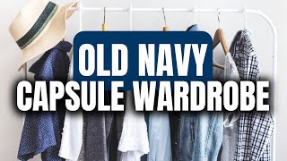 I Tried Buying A Capsule Wardrobe From OLD NAVY...