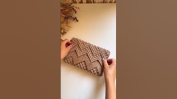 Macrame Bag #macrame #macrametutorial #handmade #crafts #stitch #diyprojects
