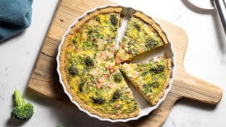 Keto Bacon & Broccoli Tart Recipe [Perfect for Brunch or Dinner]